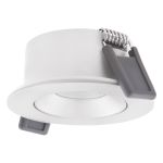 Ledvance LED-Spot Air Adjust Aluminium Weiß 4W 300lm 36D - 927 Extra Warmweiß | Ausschnitt 68mm - IP23 - Höchste Farbwiedergabe - Dimmbar
