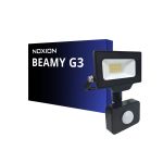 Noxion Led-Scheinwerfer Beamy G3 10W 1100lm 100D - 840 Kaltweiß | IP65 - Bewegungs- Und Lichtsensor - Symmetrisch