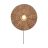 Good&Mojo Wandleuchte Iguazu Jute Braun | Geeignet für 1x E27 