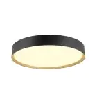 SLV Decona 42 Deckenleuchte Aluminium Schwarz Gold Rund 23W 2680lm - 930-940 CCT | IP44 - Höchste Farbwiedergabe - Dimmbar 