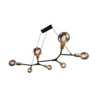 Nordlux Pendelleuchte Josefine Metall Schwarz | IP20 - Geeignet für 7x E27