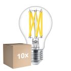 Mehrfachpackung 10x Philips Master LED E27 Birne Fadenlampe Klar 10.5W 1521lm - 922-927 Dim To Warm | Höchste Farbwiedergabe - Dimmbar - Ersatz Für 100W
