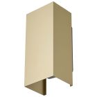 D'Lite Wandleuchte Aurora Aluminium Gold Up & Down 6.5W 500lm - 830-840 CCT | IP54