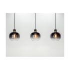 Eglo Pendelleuchte Oilella Stahl Schwarz Gold | IP20 - Geeignet für 3x E27 